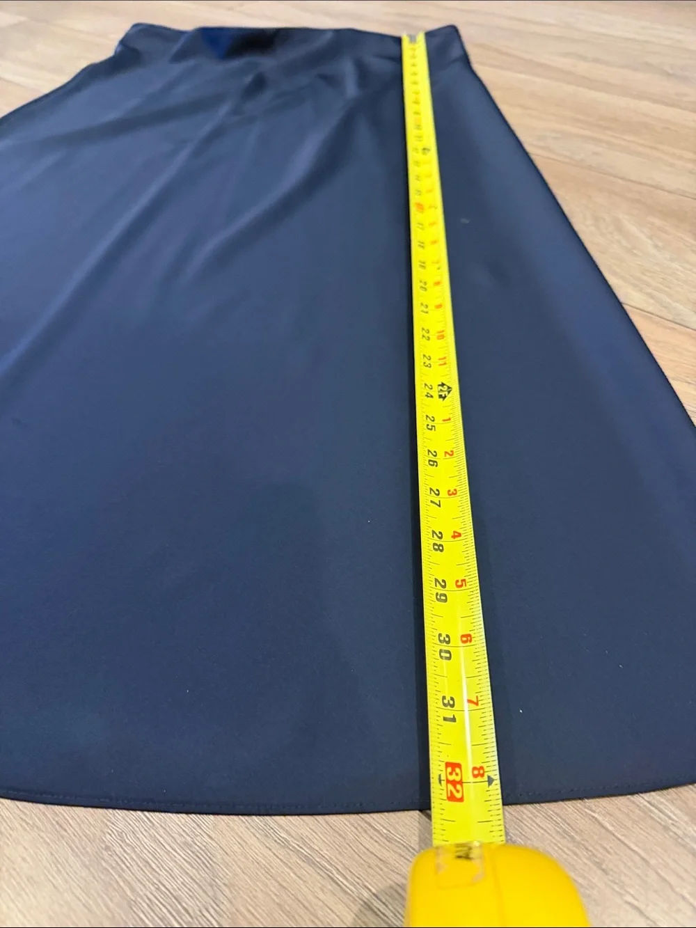 J. Crew Navy A-Line Midi Skirt